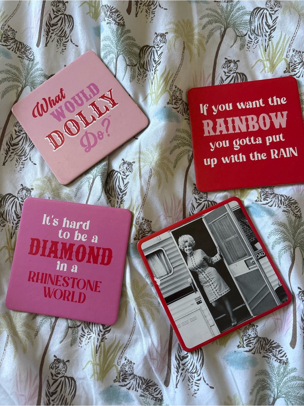 💖 Dolly Parton collectors Coaster set🦋